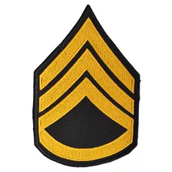 NAVYS nášivka US hodnost STAFF SERGEANT - ZLATÁ