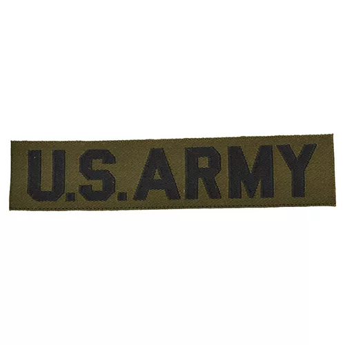 MIL-TEC nášivka "US ARMY" textil ZELENÁ