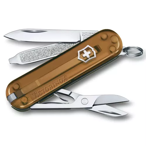 VICTORINOX nůž kapesní CLASSIC SD 58mm transparentní CHOCOLATE FUDGE