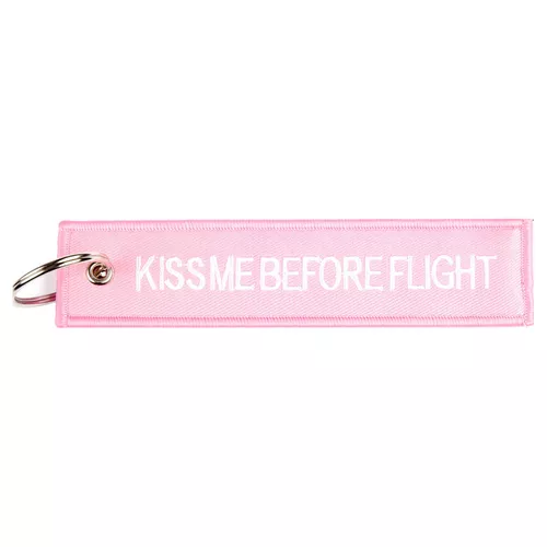 FOSTEX klíčenka KISS REMOVE FLIGHT RŮŽOVÁ