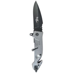 Nůž zavírací s řezacím a úderným nástrojem 45501 antracitový