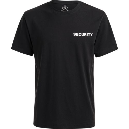 Brandit Tričko SECURITY s nápisem černá | bílá 5XL