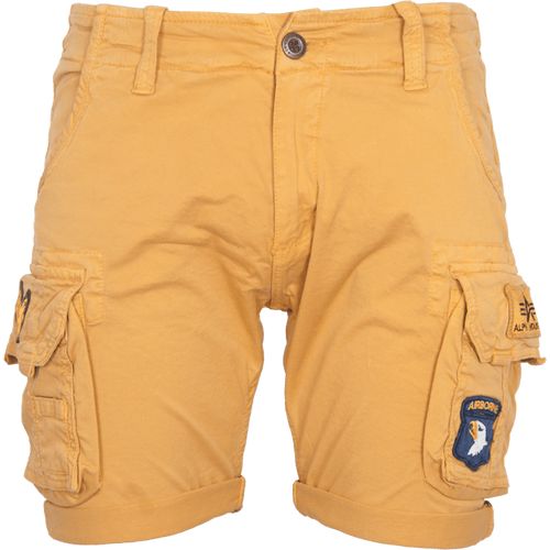 Alpha Industries Kalhoty krátké  Crew Short Patch béžové 32