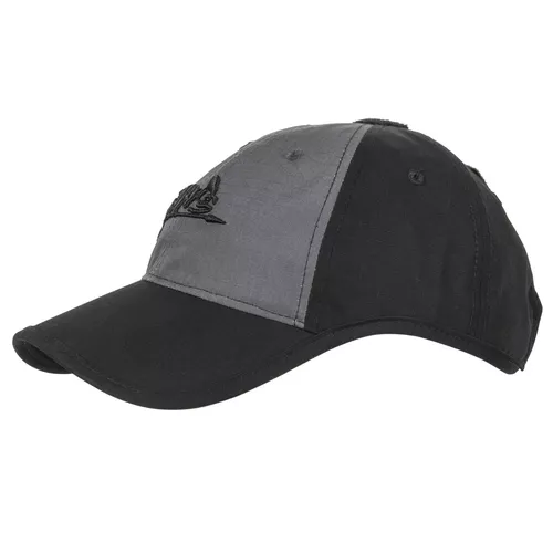 Helikon-Tex čepice baseball suchý zip rip-stop ČERNO/ŠEDÁ