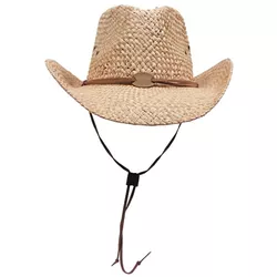 FOX Outdoor klobouk slaměný s tkaničkou PŘÍRODNÍ