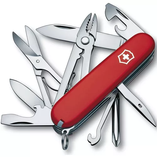 VICTORINOX nůž kapesní DELUXE TINKER 91mm ČERVENÝ
