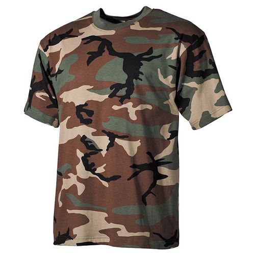 Tričko US T-Shirt woodland L