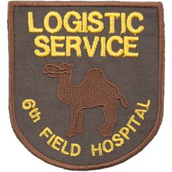 Nášivka: LOGISTIC SERVICE 6th F.H. barevná