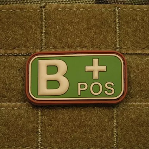 JACKETS TO GO nášivka KREV B POS plast MULTICAM