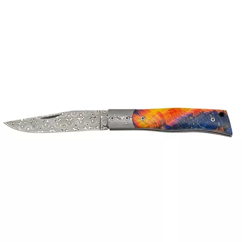 Albainox nůž zavírací ROOT WOOD damašková ocel