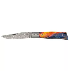 Albainox nůž zavírací ROOT WOOD damašková ocel