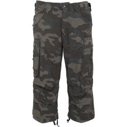 Brandit Kalhoty Industry Vintage 3/4 darkcamo S