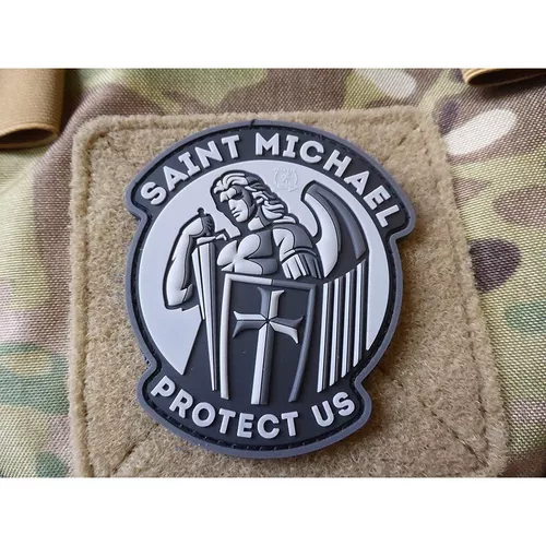 JACKETS TO GO nášivka SANKT MICHAEL plast velcro ČERNÁ
