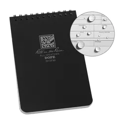 RITE IN THE RAIN blok D.O.P.E LOGBOOK voděodolný ČERNÝ