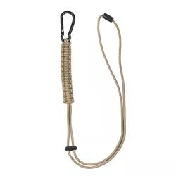 MIL-TEC provázek PARACORD s karabinou COYOTE