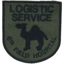 Nášivka: LOGISTIC SERVICE 6th F.H. olivová | černá