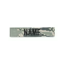 MILITARY RANGE nášivka jmenovka "NAME" 15 cm VELCRO DIGITAL TIGER
