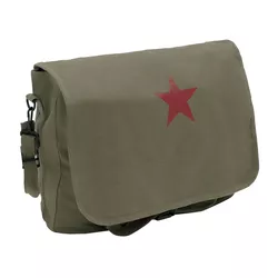 ROTHCO taška PARATROOPER přes rameno RED STAR ZELENÁ