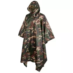 BRANDIT pončo rip-stop s obalem WOODLAND