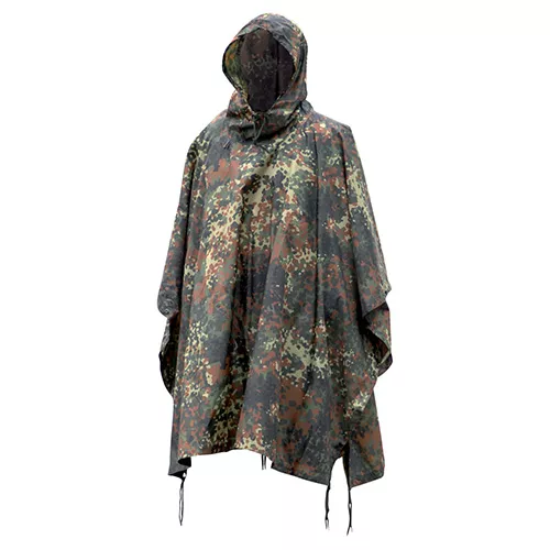 MIL-TEC pončo rip-stop BW FLECKTARN