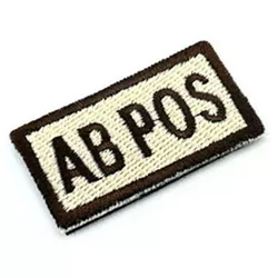 ACTION nášivka AB+ velcro TAN