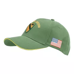 FOSTEX čepice baseball US CAVALRY WWII 3D ZELENÁ