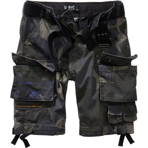 Brandit Kalhoty krátké Savage Ripstop Shorts švédská M90 darkcamo XL
