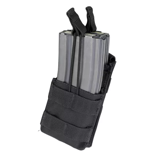 CONDOR OUTDOOR sumka MOLLE na zásobníky 2xM16 otevřená ČERNÁ