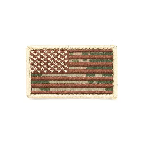 MILITARY RANGE nášivka vlajka USA - MULTICAM VELCRO