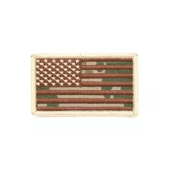 MILITARY RANGE nášivka vlajka USA - MULTICAM VELCRO