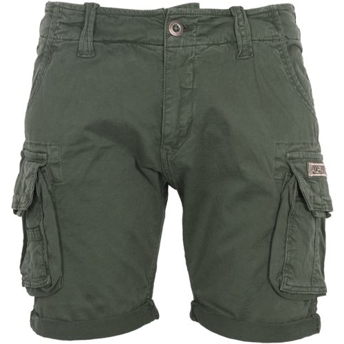 Alpha Industries Kalhoty krátké  Crew Short olivová tmavá 38