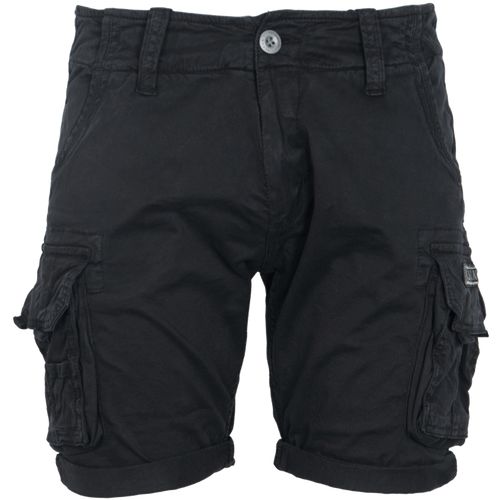Alpha Industries Kalhoty krátké  Crew Short černé 38