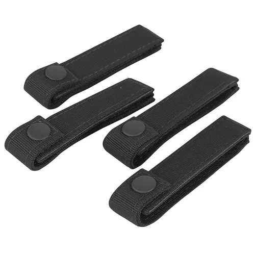 CONDOR OUTDOOR poutka pro upevnění výstroje MODULAR 10cm/4ks ČERNÉ