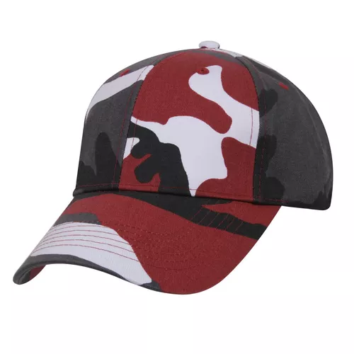 ROTHCO čepice baseball Supreme Low RED CAMO