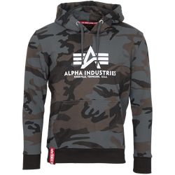 Alpha Industries Mikina  Basic Hoody blackcamo XL