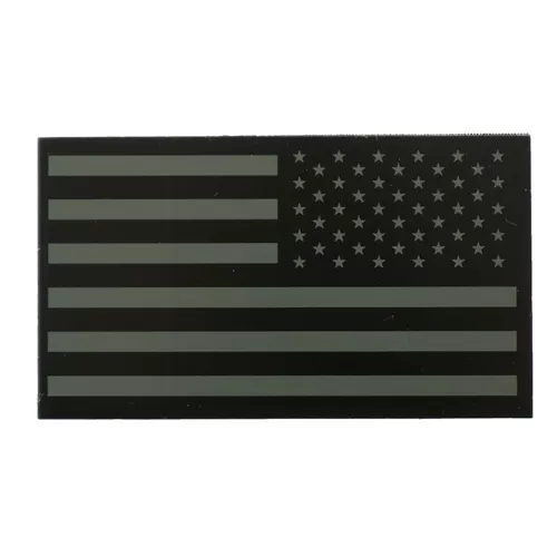 MILITARY RANGE nášivka IFF IR vlajka USA VELCRO reverzní ZELENÁ