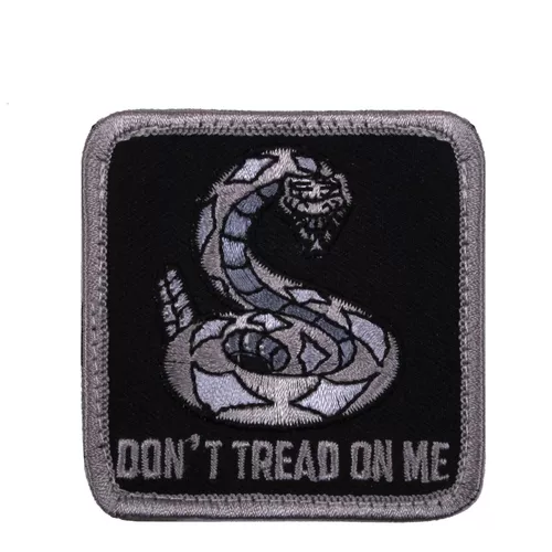 ROTHCO nášivka DON´T TREAD ON ME velcro ČERNÁ