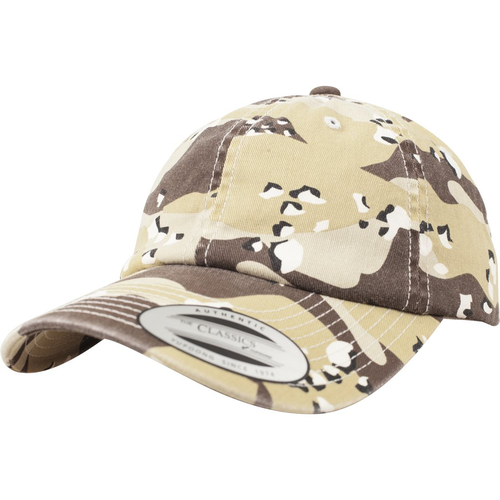 BRANDIT čepice LOW PROFILE Washed US 6-COL DESERT