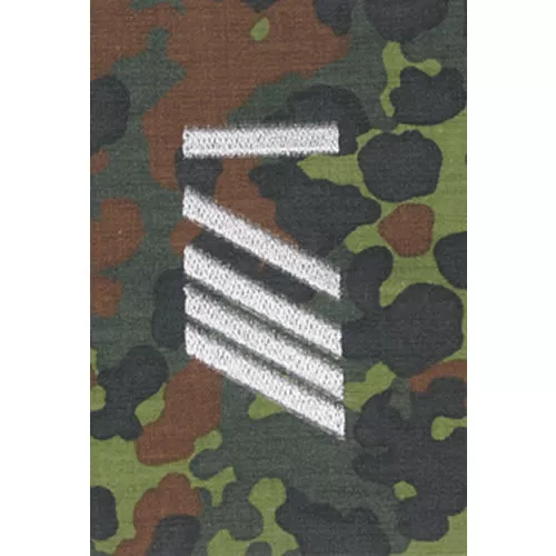 Bundeswehr nárameník BW STABSGEFREITER UA FLECKTARN / stříbrné vyšití