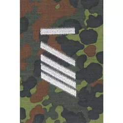 Bundeswehr nárameník BW STABSGEFREITER UA FLECKTARN / stříbrné vyšití
