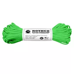 ROTHCO šňůra PARACORD nylon 550LB ø 4 mm / 30 m REFLEXNÍ ZELENÁ