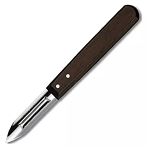 VICTORINOX škrabka se dřevěnou střenkou oboustranná HNĚDÁ