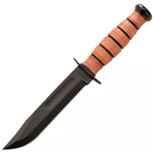 KA-BAR nůž U.S.M.C. SHORT hladké ostří ČERNÝ