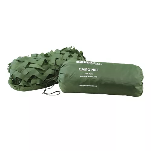 KOMBAT síť maskovací CAMO (3m x 2m) ZELENÁ