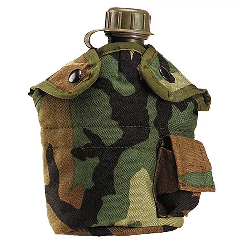 ROTHCO obal na US láhev 1 l se sumkou nylon WOODLAND