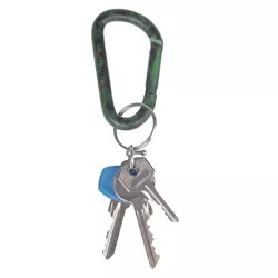 MIL-TEC karabina s kroužkem ALU 80 mm MASKOVANÁ
