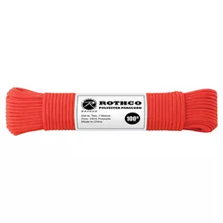 ROTHCO šňůra PARACORD polyester 550LB ø 4 mm / 30 m ČERVENÁ