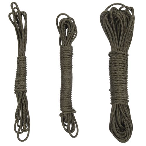 Šňůra padáková prořez olivová 12 m