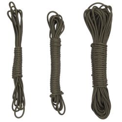 Šňůra padáková prořez olivová 12 m