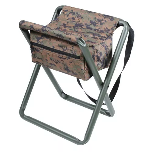 ROTHCO stolička DELUXE skládací s vakem DIGITAL WOODLAND